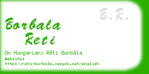 borbala reti business card